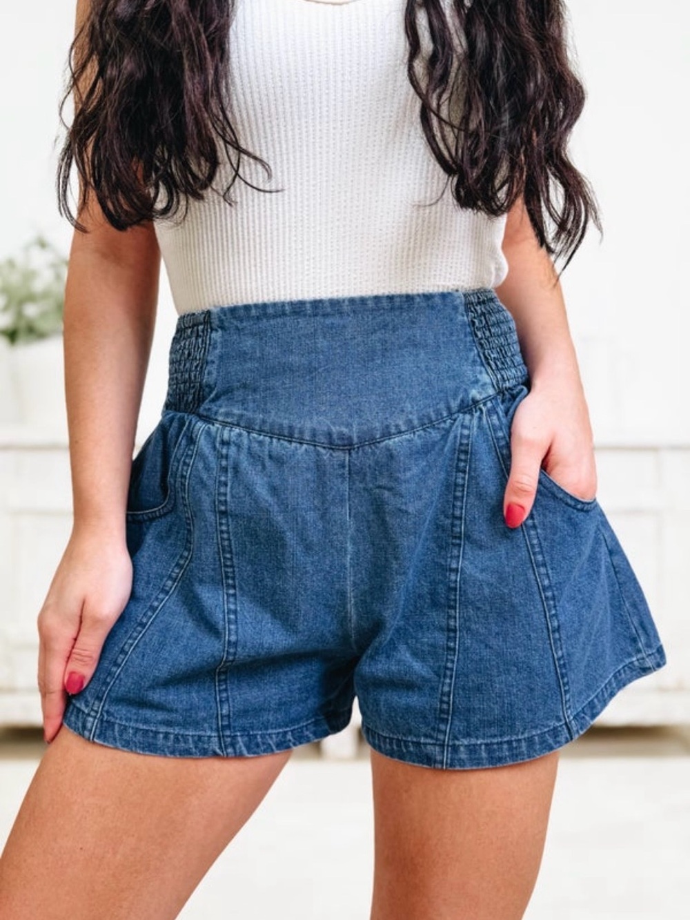 BRAND NEW WITH TAGS. Anniewear denim shorts.